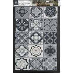 THE HOME DECO FACTORY Tapis En PVC Imprimé Carreaux De Ciment 40 X 60 Cm Multicolore - Multicolore 5 THE HOME DECO FACTORY Tapis En PVC Imprimé Carreaux De Ciment 40 X 60 Cm Multicolore - Multicolore -Tapis et paillasson Soldes 40892511 3