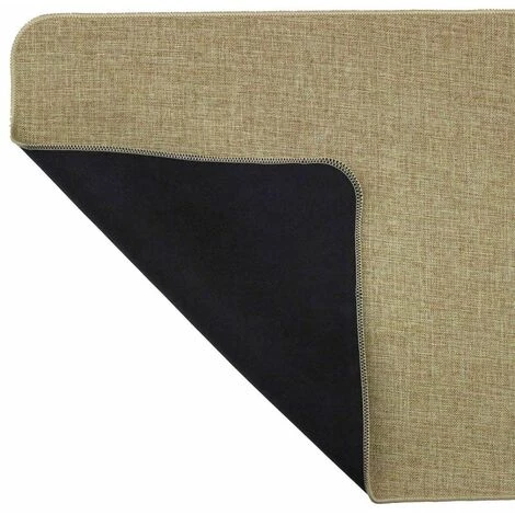 Paris Prix - Tapis Déco Tissé Uni "manea" 45x75cm Beige 2 Paris Prix - Tapis Déco Tissé Uni "manea" 45x75cm Beige – Image 2