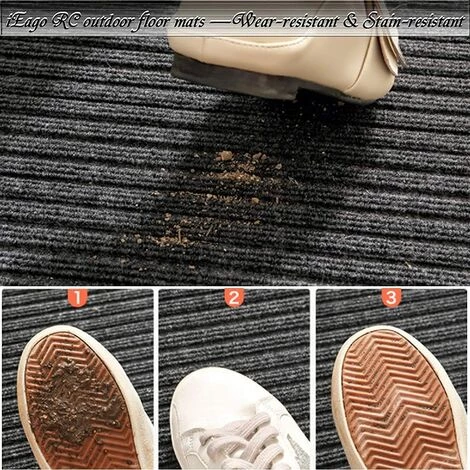 AIDUCHO Tapis Exterieur Terrasse Paillasson Extérieur Et Interieur Tapis Entree Antidérapant Et Anti-Poussière Tapis De Porte Lavable Cuttable Couloir Chambre - 40 * 60cm Vert 2 AIDUCHO Tapis Exterieur Terrasse Paillasson Extérieur Et Interieur Tapis Entree Antidérapant Et Anti-Poussière Tapis De Porte Lavable Cuttable Couloir Chambre - 40 * 60cm Vert – Image 2