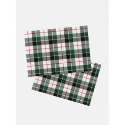 Doge Milano Set De 2 Sets De Table Rectangulaires, 100% Made In Italy, Sets De Table Américains Avec Impression Numérique, Antidérapants Et Lavables, Modèle De Noël - Wynter, Cm 40x30