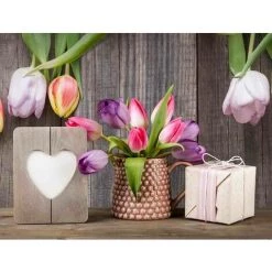 Doge Milano Set De 2 Sets De Table Rectangulaires, 100% Made In Italy, Sets De Table Américains Avec Impression Numérique, Antidérapants Et Lavables, Modèle Ylenia, 40x30 Cm