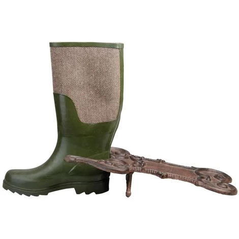 ESSCHERT DESIGN Tire-botte Rouille En Fer Forgé Rouge - Rouille 3 ESSCHERT DESIGN Tire-botte Rouille En Fer Forgé Rouge - Rouille – Image 3