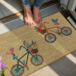 Relaxdays Paillasson Coco, Tapis D’entrée Motif Vélo, Antidérapant, Pour L'intérieur Et L'extérieur, 40 X 60 Cm, Nature 8 Relaxdays Paillasson Coco, Tapis D’entrée Motif Vélo, Antidérapant, Pour L'intérieur Et L'extérieur, 40 X 60 Cm, Nature -Tapis et paillasson Soldes 42006864 4