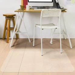 BAMNY Tapis Transparent Pour Protection De Sols Durs, Transparent PVC Bureau Chaise De Bureau Sol Pour Sols Durs, Parquets Et Stratifiés Carrelages (1200 X 900 X 1,5 Mm) -Tapis et paillasson Soldes 42035710 4