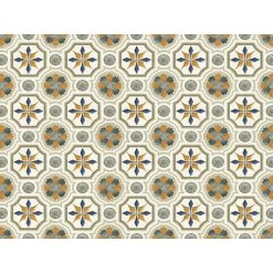 Doge Milano Set De 2 Sets De Table Rectangulaires, 100% Made In Italy, Sets De Table Américains Avec Impression Numérique, Antidérapants Et Lavables, Modèle Maiolica - Velma, Cm 40x30