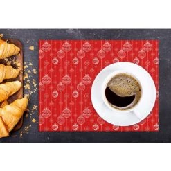 Doge Milano Set De 2 Sets De Table Rectangulaires, 100% Made In Italy, Sets De Table Américains Avec Impression Numérique, Antidérapants Et Lavables, Modèle Selma, 40x30 Cm -Tapis et paillasson Soldes 42071458 3