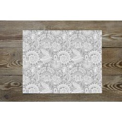 Doge Milano Set De 2 Sets De Table Rectangulaires, 100% Made In Italy, Sets De Table Américains Avec Impression Numérique, Antidérapants Et Lavables, Modèle Keyword - Thibault, Cm 40x30 -Tapis et paillasson Soldes 42071461 3