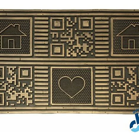 Paillasson D�coration Rectangulaire 45X75Cm Alegro Dintex 55059 1 Paillasson D�coration Rectangulaire 45X75Cm Alegro Dintex 55059