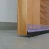 Bande D'étanchéité Sous La Porte Franges Adhésives 100Cm Pvc Rigide Transparent Burcasa 107320