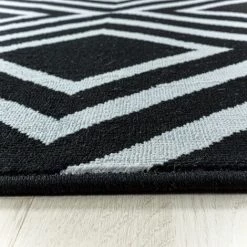 COSTA SCANDINAVE - Tapis Nordic à Losanges - Noir 160 X 230 Cm -Tapis et paillasson Soldes 42193498 3