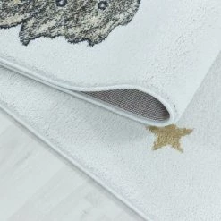 FUNNY DINOSAURE - Tapis D'enfant Rond- Rose 160 X 160 Cm -Tapis et paillasson Soldes 42193604 4