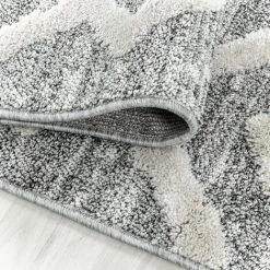 PISA SORA - Tapis Berbère à Relief - Gris & Crème 080 X 250 Cm 9 PISA SORA - Tapis Berbère à Relief - Gris & Crème 080 X 250 Cm -Tapis et paillasson Soldes 42194020 5