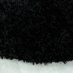 SYDNEY DOUX - Tapis Rond à Poils Longs Doux - Noir 160 X 160 Cm 9 SYDNEY DOUX - Tapis Rond à Poils Longs Doux - Noir 160 X 160 Cm -Tapis et paillasson Soldes 42194167 5