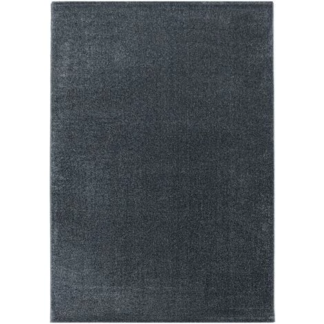 RIO COLORS - Tapis Uni à Poils Ras - Anthracite 120 X 170 Cm 2 RIO COLORS - Tapis Uni à Poils Ras - Anthracite 120 X 170 Cm – Image 2