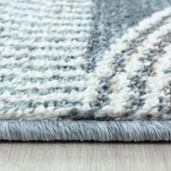 ROYA INDIGO - Tapis Graphique Bleu 80 X 250 Cm 7 ROYA INDIGO - Tapis Graphique Bleu 80 X 250 Cm -Tapis et paillasson Soldes 42195250 3