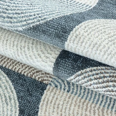 ROYA INDIGO - Tapis Graphique Bleu 80 X 250 Cm 5 ROYA INDIGO - Tapis Graphique Bleu 80 X 250 Cm – Image 5