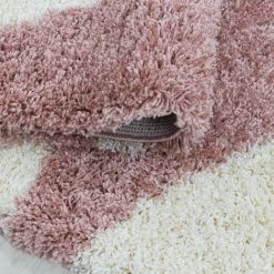 TANGO TRIANGLE - Tapis à Poils Longs Et Motifs Géométrique - Rose Et Blanc 080 X 150 Cm 8 TANGO TRIANGLE - Tapis à Poils Longs Et Motifs Géométrique - Rose Et Blanc 080 X 150 Cm -Tapis et paillasson Soldes 42195254 4