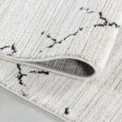 TAZNAXT TRIBAL - Tapis Berbère Laineux - Crème & Anthracite 140 X 200 Cm 7 TAZNAXT TRIBAL - Tapis Berbère Laineux - Crème & Anthracite 140 X 200 Cm -Tapis et paillasson Soldes 42195259 3