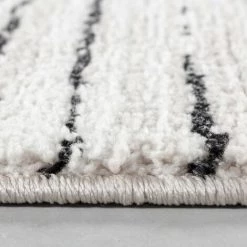 TAZNAXT TARA - Tapis Berbère Laineux - Crème & Anthracite 140 X 200 Cm 8 TAZNAXT TARA - Tapis Berbère Laineux - Crème & Anthracite 140 X 200 Cm -Tapis et paillasson Soldes 42195262 4