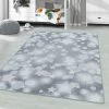 PLAY STARS - Tapis Enfant Lavable Gris 140 X 200 Cm