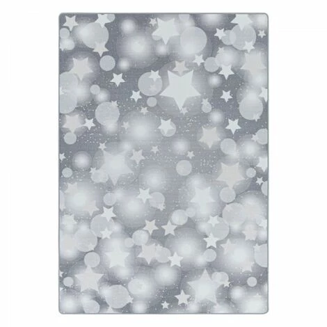 PLAY STARS - Tapis Enfant Lavable Gris 140 X 200 Cm 2 PLAY STARS - Tapis Enfant Lavable Gris 140 X 200 Cm – Image 2