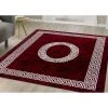 PLUS ISPA - Tapis Baroque Rouge Et Blanc 080 X 150 Cm