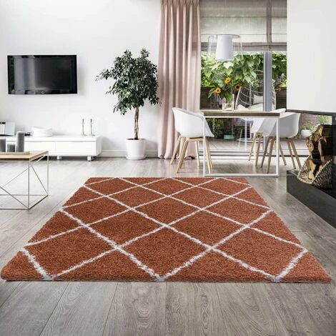 ALVOR BERBERE - Tapis De Style Berbère - Terra Et Ivoire 120 X 170 Cm 1 ALVOR BERBERE - Tapis De Style Berbère - Terra Et Ivoire 120 X 170 Cm