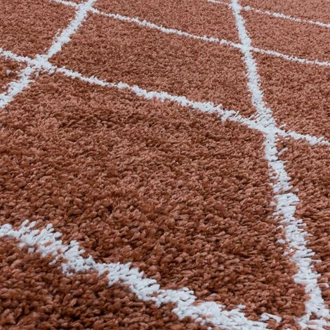 ALVOR BERBERE - Tapis De Style Berbère - Terra Et Ivoire 120 X 170 Cm 5 ALVOR BERBERE - Tapis De Style Berbère - Terra Et Ivoire 120 X 170 Cm – Image 5