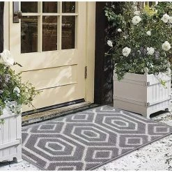 GUAZHUNIFR Paillasson De Porte Anti-Salissures Résistant à L'usure Tapis à Profil Bas Faciles à Nettoyer Avec Support En Caoutchouc Pour D'entrée Arrière Couloir Gris 50x80cm 8 GUAZHUNIFR Paillasson De Porte Anti-Salissures Résistant à L'usure Tapis à Profil Bas Faciles à Nettoyer Avec Support En Caoutchouc Pour D'entrée Arrière Couloir Gris 50x80cm -Tapis et paillasson Soldes 42249458 4