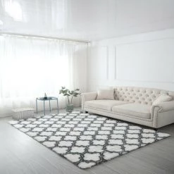 MERKMAK Couverture Tapis De Sol Moderne Salon Chambre Hauteur 40mm 160X230CM