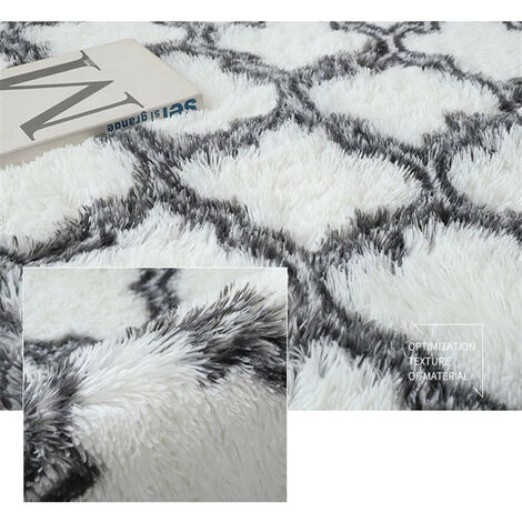 MERKMAK Couverture Tapis De Sol Moderne Salon Chambre Hauteur 40mm 160X230CM 2 MERKMAK Couverture Tapis De Sol Moderne Salon Chambre Hauteur 40mm 160X230CM – Image 2