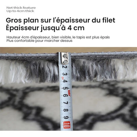 MERKMAK Couverture Tapis De Sol Moderne Salon Chambre Hauteur 40mm 160X230CM 3 MERKMAK Couverture Tapis De Sol Moderne Salon Chambre Hauteur 40mm 160X230CM – Image 3