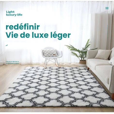 MERKMAK Couverture Tapis De Sol Moderne Salon Chambre Hauteur 40mm 160X230CM 5 MERKMAK Couverture Tapis De Sol Moderne Salon Chambre Hauteur 40mm 160X230CM – Image 5