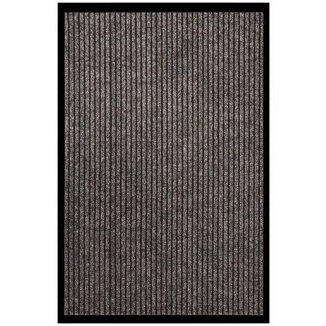 VidaXL Paillasson Rayé Beige 80x120 Cm - Beige 1 VidaXL Paillasson Rayé Beige 80x120 Cm - Beige