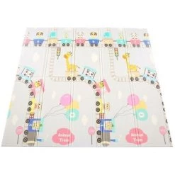 BETTER MAISON Tapis De Jeu Enfant-imperméable à L'eau Et Pliable 200 X 180 X 1cm Map - Coloré - Coloré