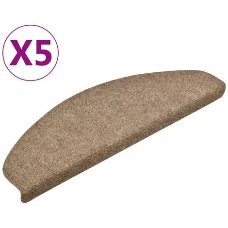 ASUPERMALL Tapis Autoadhesifs De Marches 5 Pcs Creme 65x21x4 Cm Aiguillete 2 ASUPERMALL Tapis Autoadhesifs De Marches 5 Pcs Creme 65x21x4 Cm Aiguillete – Image 2