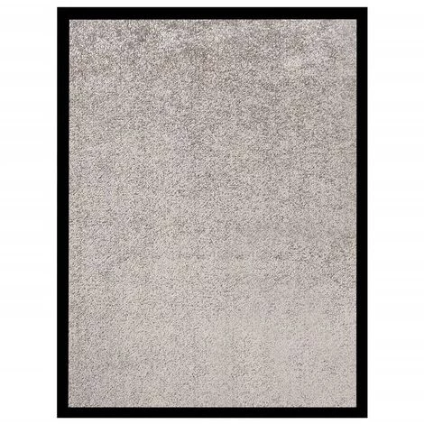 VidaXL Paillasson Gris 40x60 Cm - Gris 1 VidaXL Paillasson Gris 40x60 Cm - Gris
