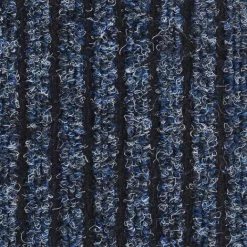 VidaXL Paillasson Rayé Bleu 40x60 Cm - Bleu -Tapis et paillasson Soldes 42729819 5