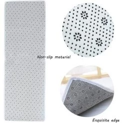 DEVENIRRICHE Tapis De Noël, Tapis De Noël Imprimé Antidérapant Salon Sol Cuisine Salle De Bain Tapis, Style 5, 40 X 120 Cm -Tapis et paillasson Soldes 42730435 5