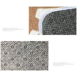 DEVENIRRICHE Tapis De Noël, Tapis De Noël Imprimé Antidérapant Salon Sol Cuisine Salle De Bain Tapis, Style 1, 60 X 180 Cm -Tapis et paillasson Soldes 42730442 4
