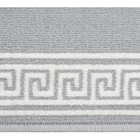 VidaXL Tapis BCF Gris Avec Motif 80x250 Cm - Gris 2 VidaXL Tapis BCF Gris Avec Motif 80x250 Cm - Gris – Image 2