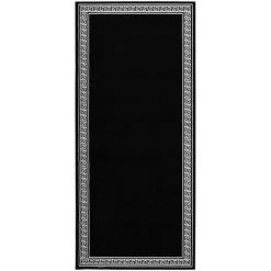 VidaXL Tapis BCF Noir Avec Motif 100x150 Cm - Noir
