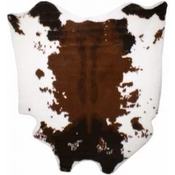 TOILINUX Tapis Effet Peau De Vache En Polyester Et Acrylique - Longueur 140, Largeur 135, Epaisseur 0,50 Cm - Marron 7 TOILINUX Tapis Effet Peau De Vache En Polyester Et Acrylique - Longueur 140, Largeur 135, Epaisseur 0,50 Cm - Marron -Tapis et paillasson Soldes 42902468 4