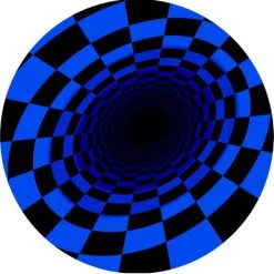 HAPPYSHOPPING Tapis Circulaire Tapis De Sol Géométrique Salon Chambre Tapis