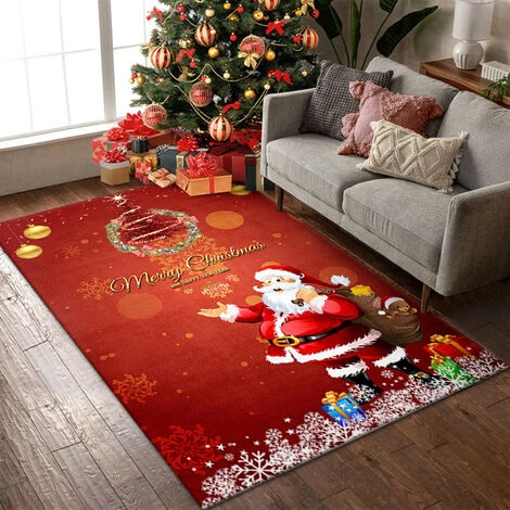 DONTODENT Tapis De Noël Tapis Salon Père Noël Chambre Couverture De Chevet Chambre D'Enfant Épissage Tapis De Sol Dessin Animé Flocon De Neige Tapis Paillasson (Rouge,80 X 100 Cm) 1 DONTODENT Tapis De Noël Tapis Salon Père Noël Chambre Couverture De Chevet Chambre D'Enfant Épissage Tapis De Sol Dessin Animé Flocon De Neige Tapis Paillasson (Rouge,80 X 100 Cm)