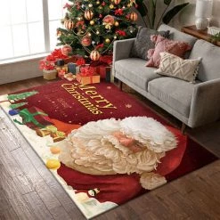 DONTODENT Tapis De Noël Tapis Salon Père Noël Chambre Couverture De Chevet Chambre D'Enfant Épissage Tapis De Sol Dessin Animé Flocon De Neige Tapis Paillasson (Rouge,80 X 100 Cm) 7 DONTODENT Tapis De Noël Tapis Salon Père Noël Chambre Couverture De Chevet Chambre D'Enfant Épissage Tapis De Sol Dessin Animé Flocon De Neige Tapis Paillasson (Rouge,80 X 100 Cm) -Tapis et paillasson Soldes 43005453 4