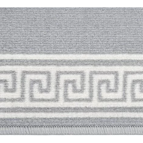 VidaXL Tapis BCF Gris Avec Motif 60x250 Cm - Gris 2 VidaXL Tapis BCF Gris Avec Motif 60x250 Cm - Gris – Image 2