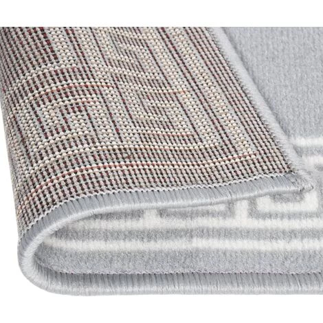 VidaXL Tapis BCF Gris Avec Motif 60x250 Cm - Gris 4 VidaXL Tapis BCF Gris Avec Motif 60x250 Cm - Gris – Image 4