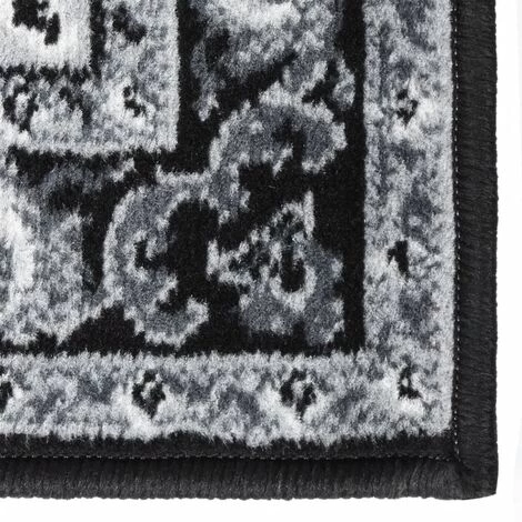 VidaXL Tapis BCF Noir 100x150 Cm - Noir 4 VidaXL Tapis BCF Noir 100x150 Cm - Noir – Image 4