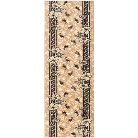 VidaXL Tapis BCF Beige 80x200 Cm - Beige 1 VidaXL Tapis BCF Beige 80x200 Cm - Beige
